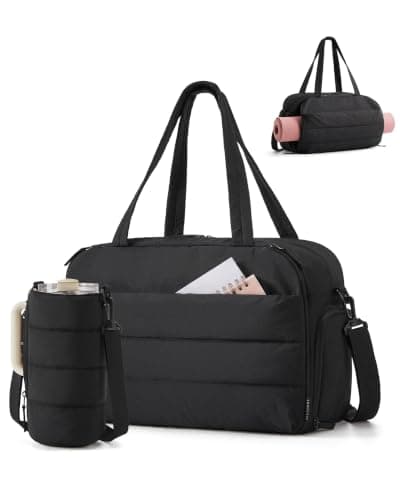 BAGSMART 25L Womens Gym Travel Bag, Shoe Compartment, Cabin Bag for Easyjet