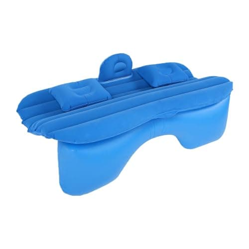 XUMIUZIY Car Air Mattress Inflatable Bed Back Seat Camping Pad (Blue) — view 3