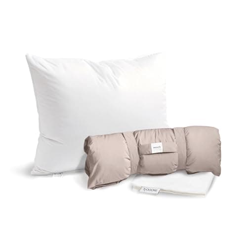 SnooozeGo Duck Down Travel Pillow | Portable Pillow