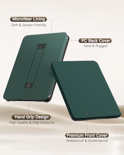 MoKo Case for 7" Ebook Reader(12th Gen 2024) and E-Reader, Midnight Green — view 5