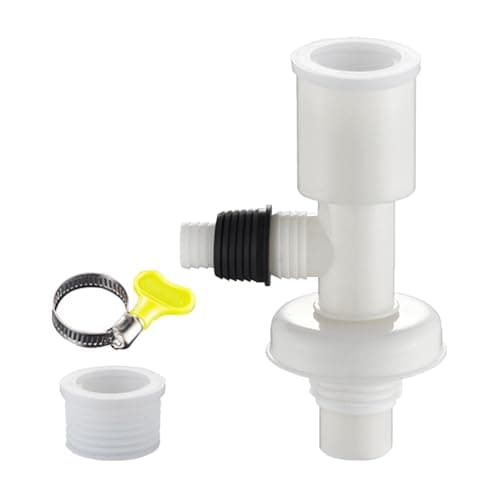 drburpily Universal Floor Drain Pipe Drain Tee Adapter Wear-Resistant Anti-Aging Universal Type Anti-Aging Odor Proof Floor, Style D