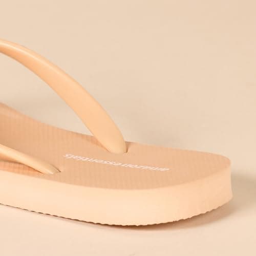 Amazon Essentials Women's Flip Flops, Pack of 3, Beige, 5.5 UK — view 2