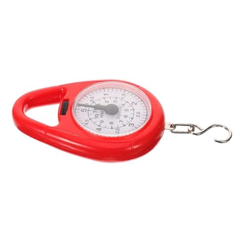 Red Mini Luggage Scale 5kg Portable Hand Scale with Hook