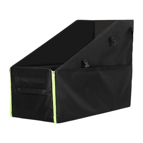 QSTDGVPW Folding Bike Storage Box, Travel Bag, Dustproof Bag for Folding Bikes, Black L No Wheel