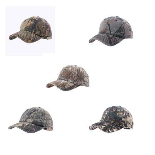 Woedpez Fashion Camouflage Baseball Cap Easy to Carry Sun Hat for Travel Camping and Outdoor Adventures Hiking Climbing Headwear Breathable Cotton Baseball Cap — view 3