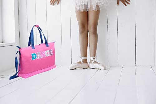 MADISON & DAKOTA Over the Shoulder Garment Dance Bags for Girls, Teen Dancers, Costumes, Boys | Holographic Glitter Dance Workout Bag for Kids, Competitions (Dance 1) — view 6