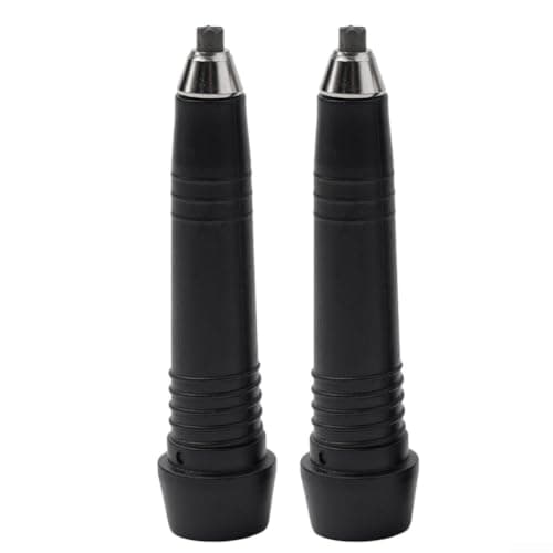2pcs Carbide Trekking Pole Tips Replacement Hard Metal Ends for Hiking Poles Walking Anti-Slip Grip 7.7cm Dark Grey — view 6