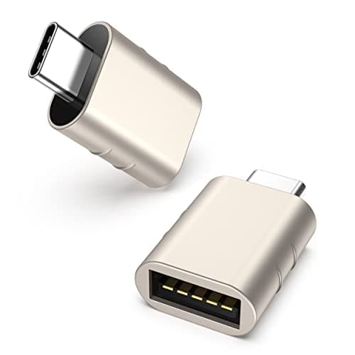Syntech USB C to USB Adapter 2-Pack, Type C Male to USB 3.0 Female Adapter