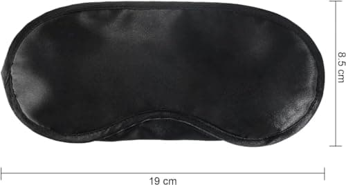 10 Pack Eye Mask Shade Cover Blindfold Travel Sleep Cover with Nose Pad, Black — view 2