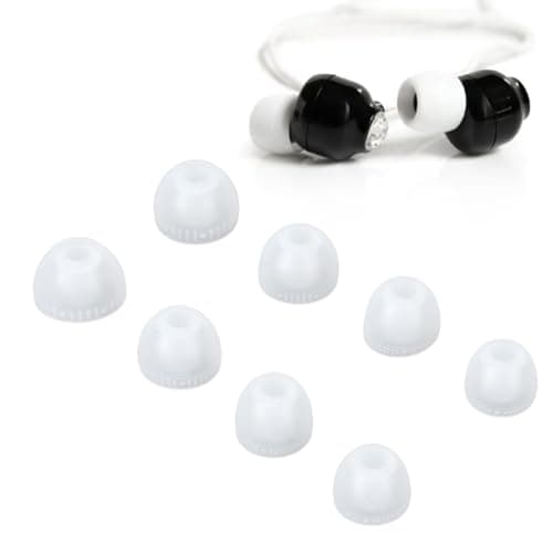 SENECESLI Replacement Silicone Earbuds Tips 4 Sizes Noise Cancelling Comfortable Ear Tips for WF‑1000XM3 WI‑1000XM2 SP510 SP900 C600N Earbuds, 8 Pack — view 5