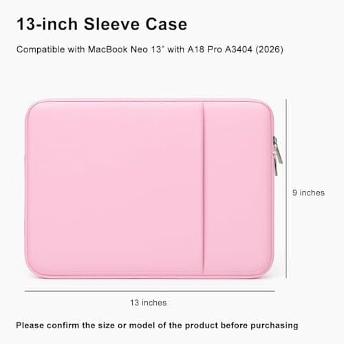 MasiBloom Laptop Sleeve Case for 2026 MacBook Neo 13 Inches — view 2