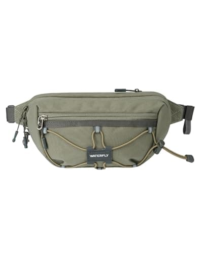 Waterfly Bum Bag Fanny Pack Waist Packs with RFID Blocking Grey-Green