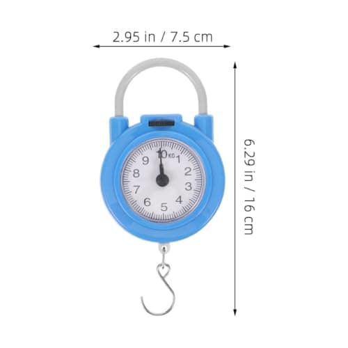 2pcs Mini Luggage Weighing Scale with Hook 10kg Compact Travel — view 2