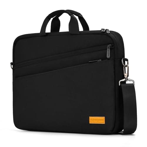 bagasin 17 17.3 18 Inch Laptop Shoulder Case Bag, Water-Repellent Briefcase