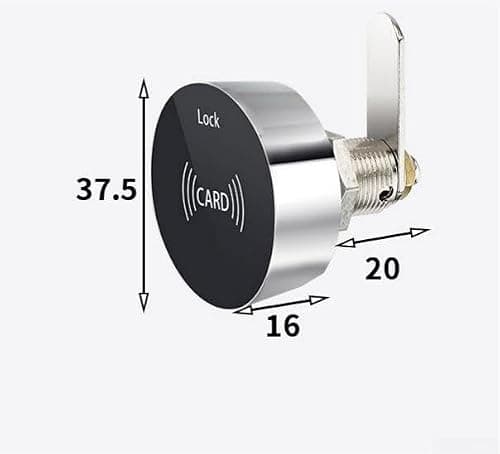 Biometric Drawer Lock with for rfid Card Keyless Entry (103-20) — view 3