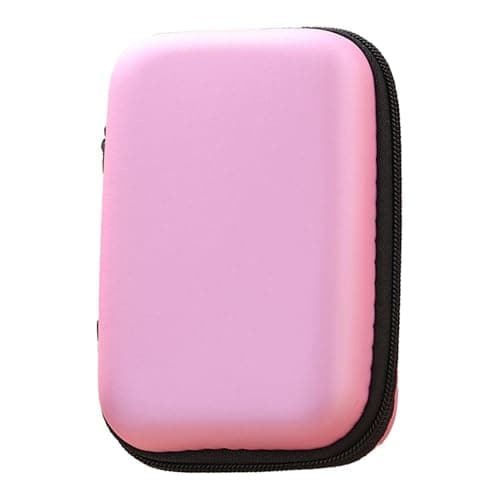 znainnoth Storage Pouch 12x8.5x4cm EVA Travel Case with Secure Zip Closure