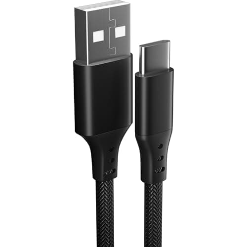 pluX USB C Charger Cable 2M for Amazon Kindle 11th / Kids 2022, Paperwhite11th 2021, NewFire Max 11 2023, HD10 10Plus 9th-13th Gen, Fire 7/HD 8 8Plus 2022 Tablet, Nylon Braided Cord — view 2