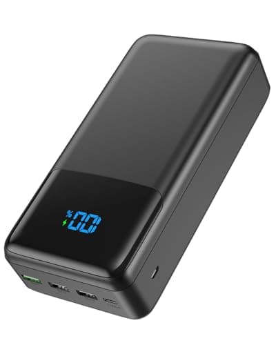 Power Bank 60000mAh PD 22.5W Fast Charge USB-C Bidirectional Charging, 4-Port External Battery Pack Compatible with Smartphones/Tablets, Portable Charger for Home/Travel