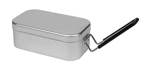 Trangia Regular Aluminium Mess Tin with Handle - 165x90x65 mm for Camping, Hiking, Backpacking, Fishing