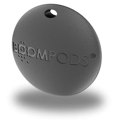 Boompods Tag Tracker Bluetooth Tracker Tag, Black