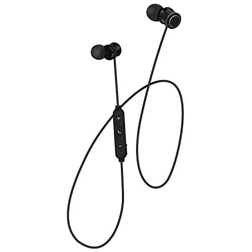 groov e Metal Buds - Wireless Earphones with Remote & Mic - Bluetooth Connectivity - Neckband Headphones with Ergonomic Design - USB Charging - 4hrs Audio Playback - Black — view 2