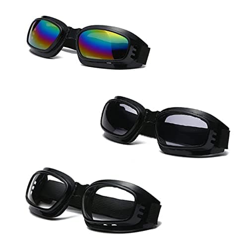 SagaSave Ski Goggles, Unisex TPU Windproof Outdoor Sports Protection Glasses for Snowboard, Cycling and Snowmobile (Transparent) — view 5