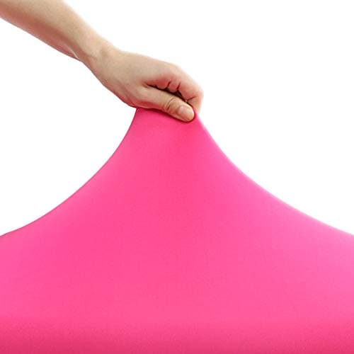 HomDSim Travel Spandex Luggage Protector Anti-dust Luggage Cover Solid Color Suitcase Cover (S, Rose) — view 5
