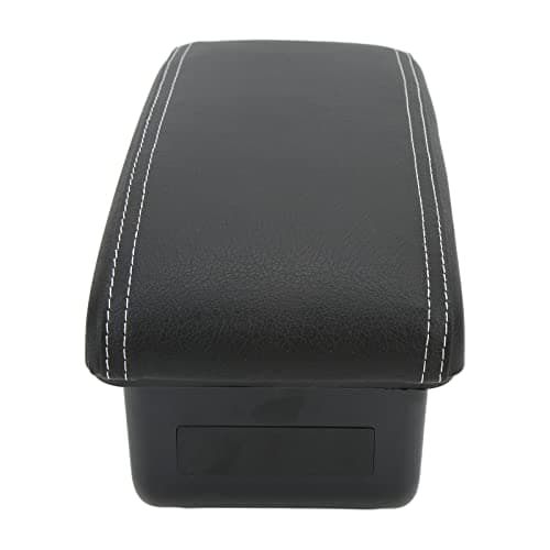 Car Center Console Box, Quiet Closing USB Ports Storage Organizer with Artificial Leather for Armrest Box Daily Commute Road Trip Family Use — view 6