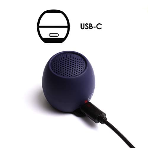Boompods Zero Mini Bluetooth Speaker - Small Portable Speakers, Navy Blue — view 5