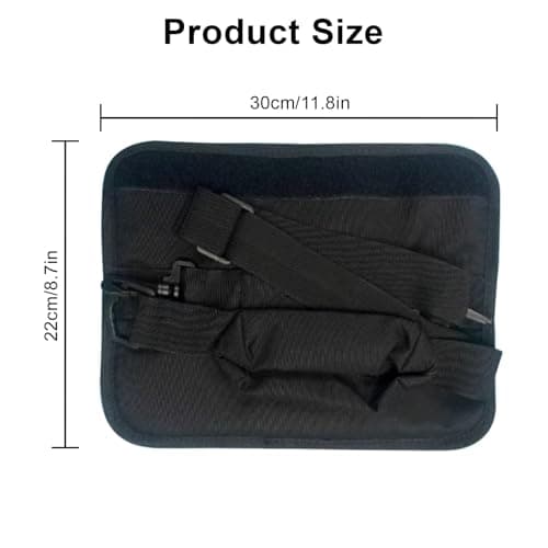 Golf Club Bag Mini Lightweight Foldable for Men Women Kids Driving Range Course Practice Durable Shoulder Strap Golf Carry Bag Pencil Travel Bag with Pocket Black — view 2