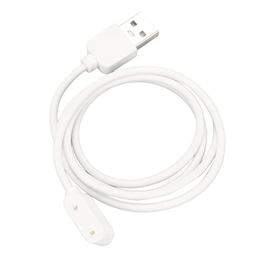 Sxhlseller Magnetic Portable Smartwatch Charger | USB Charging Cable Cord for Band 7 6 6 ES Watch, Fast Durable Travel Charger (White)