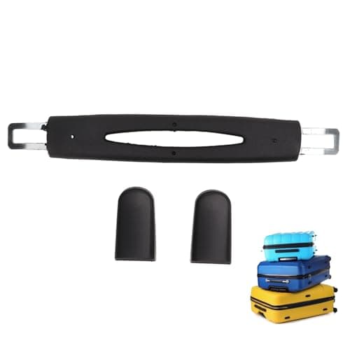 Plplaaoo Luggage Handle Replacement, 23.3cm (9.2in) Plastic Pull Handle Grip Replacement with Brackets, Suitcase Handle Replacement for Travel Case Repair, Spare Suitcase Handles & Grip