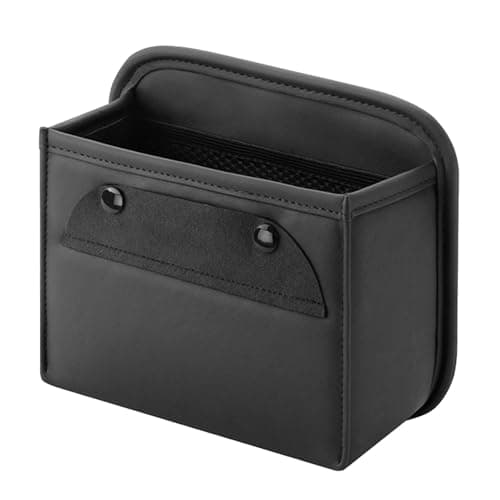Automotive Garbage Cans Leakproof Leather Backseat Storage Bag — view 6