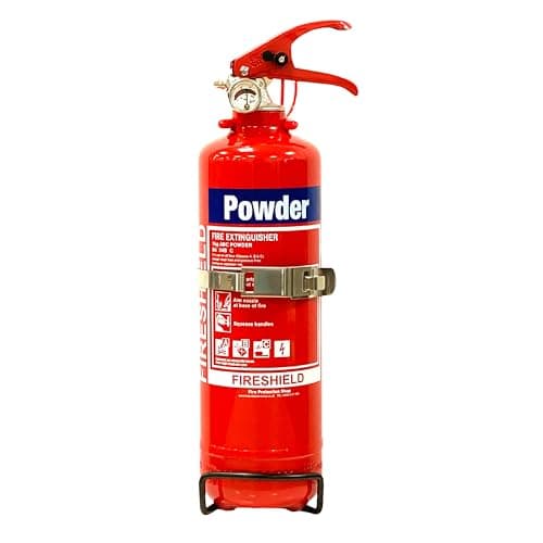 Fire Safety Pack For Home, Flat, Kitchen and Caravans, 1kg ABC Powder Fire Extinguisher, 1m x 1m Fire Blanket, First Aid Kit and Burns Kit | 4 Piece Safety Kit — view 2