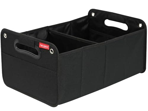 NEVERA® Car Boot Organizer, Storage Organizer, Collapsible Multi Compartment Organiser, Car Boot Tidy, Non Slip Bottom