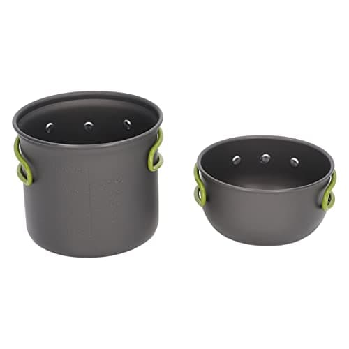 GYZOUKA Compact Camping Pot Set with Anti Scald Handle for Outdoor Use — view 2