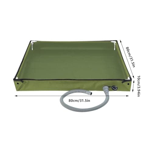 Tktouci Camping Shower Floor Foldable Portable Basin — view 5