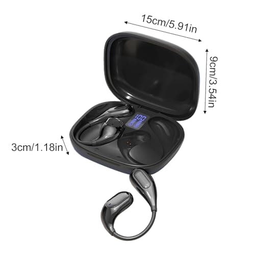 Sucritude Open Ear Headphones Sports Headphones Over Ear Wireless — view 5