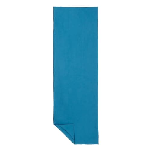 Amazon Basics Hot Yoga Mat Towel, Soft Microfiber, Non-Slip, Absorbent, 188 cm x 61 cm, Aqua — view 3