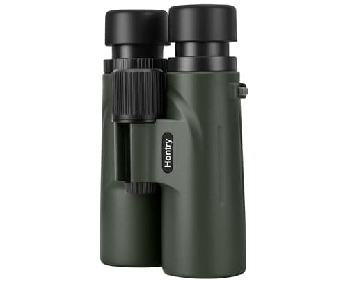Hontry High Power 8x42 Binoculars for Adults Bird Watching (Green)