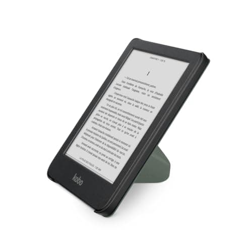Kobo Clara Colour/BW SleepCover Case, Misty Green, Vegan Leather — view 2