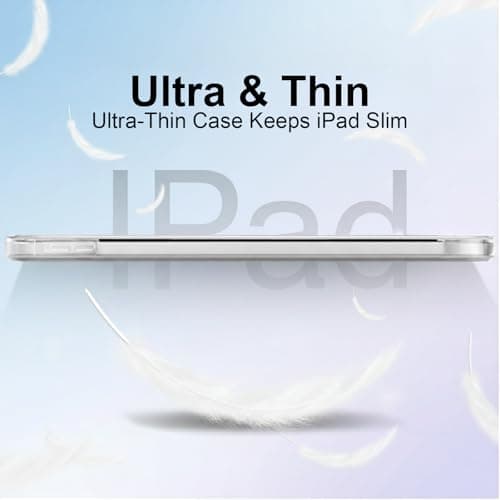 GALTD for iPad A16 Case Smart, 11th Generation 11inch/iPad 10th Generation Case 10.9" (2025-2022) Auto Wake/Sleep Cover, Slim Stand Cover with Hard Back, Support Touch ID, White — view 5