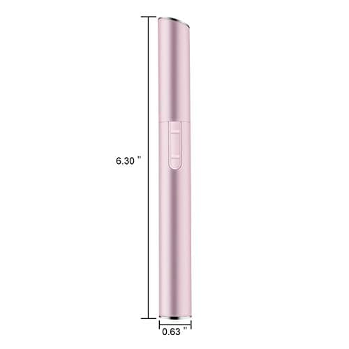 Eyebrow Trimmer Ladies' Eyebrow Shaper Facial Hair Remover Trimmer Portable Eyebrow Hair Removal Razor, Painless Portable Electric Razor, Battery Operated (No Battery) — view 6