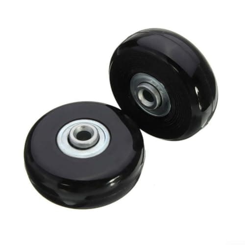 4Pcs 50mm Rubber Suitcase Replacement Wheels with Axles & Screws(50x18MM) — view 4