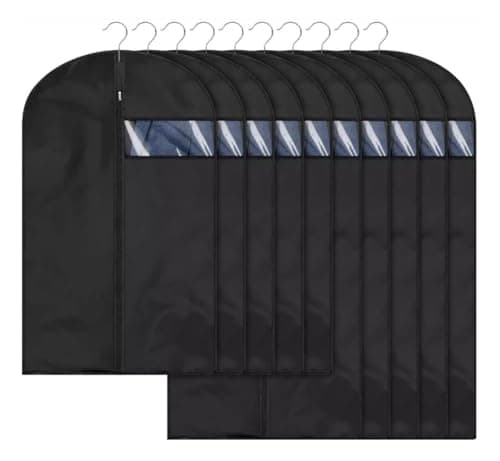 IWENZHKPA Garment Bag 10 Pack Garment Bags 40‘’ And 47‘’ Suit Bag For Clothing Storage Dresses Shirts Clothing
