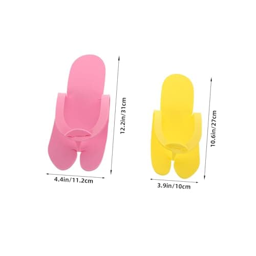 minkissy 10pcs Hotel Disposable Slippers for Spa Guest Use Lightweight Travel Sandals for Beach Living and Bedroom — view 4