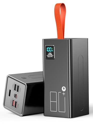 Power Bank 80000mAh, PD 30W & QC 3.0 Fast Charging Battery Pack, USB C Portable Charger with 5 Outputs & 2 Inputs, Large Capacity Powerbank for iPhone, iPad,Laptop,Camping, Outdoor