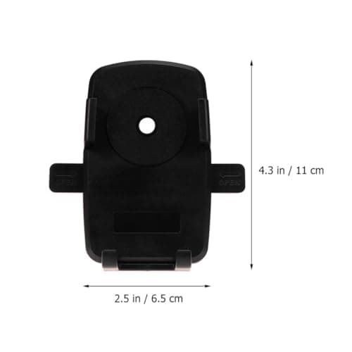 SHINEOFI Phone Holder GPS Bracket for Motorcycle Bike, Adjustable PP Black — view 2