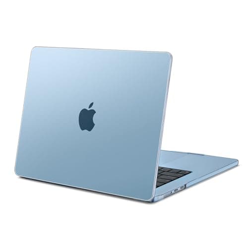 MOSISO Compatible with MacBook Air 15 inch Case 2026, Sky Blue