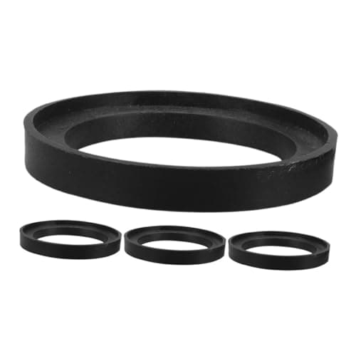GLEAVI 2 Pairs Universal Plastic Car Speaker Spacer Adaptor Rings, Black Installation Mount Brackets for Speaker Replacement, Stackable Rings for Car Audio Fitment